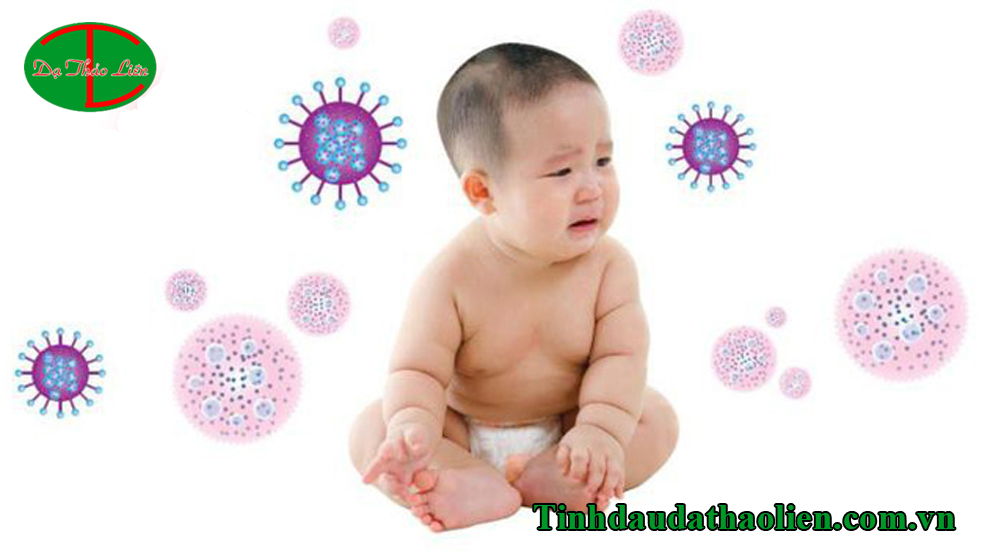 Trẻ bị vi&ecirc;m đường h&ocirc; hấp tr&ecirc;n