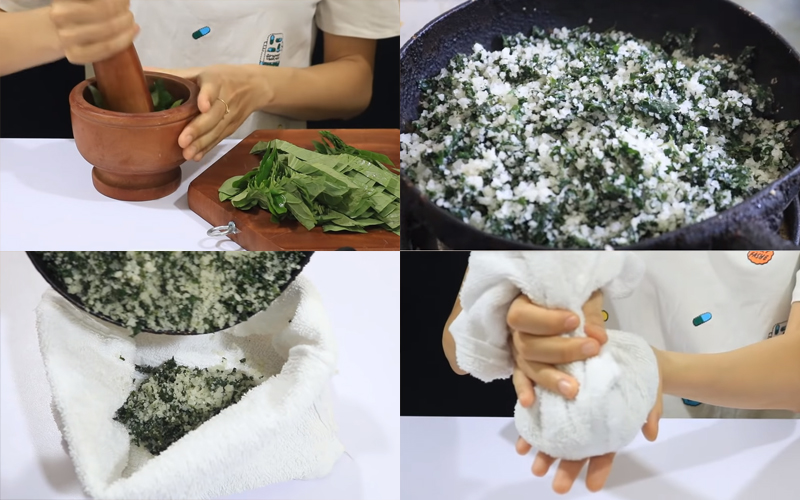Chữa đau lưng bằng l&aacute; lốt