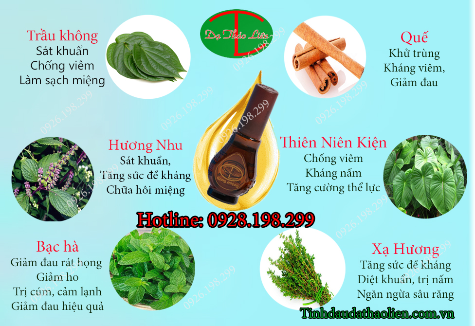 Trị vi&ecirc;m lợi bằng tinh dầu Răng Miệng dạ Thảo Li&ecirc;n