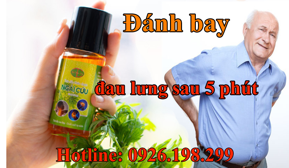 Chữa đau lưng bằng ngải cứu