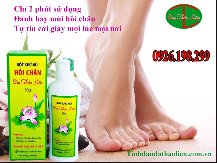 Trị hôi chân tại nhà