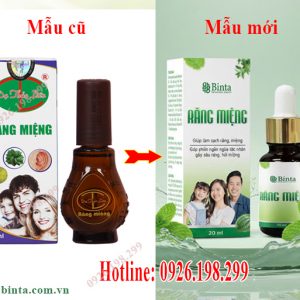 Tinh dầu răng miệng Dạ Thảo Liên nay là tinh dầu răng miệng Binta