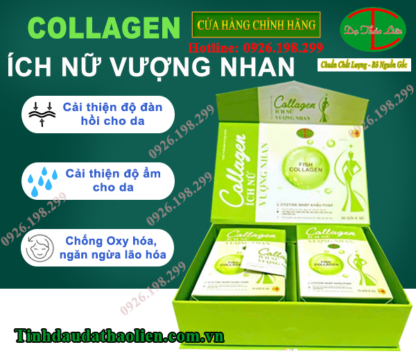 Collagen ích nữ vượng nhan Dạ Thảo Liên
