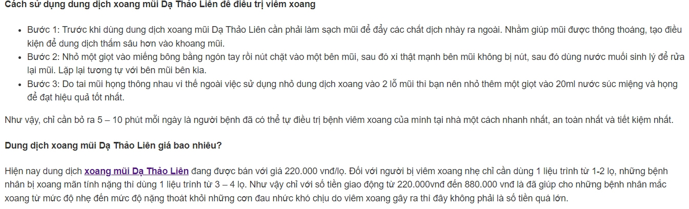 Vi&ecirc;m xoang chảy m&aacute;u mũi