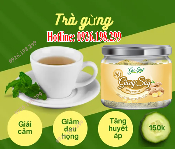 Bột gừng nguyên chất