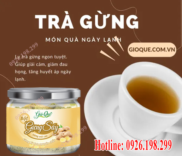 Bột gừng nguyên chất