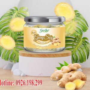 Bột Gừng Nguyên Chất Sấy Lạnh - Bột Gừng Sẻ Nguyên Chất 100%